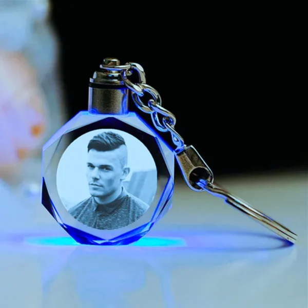 Llavero de cristal personalizado - Imagen 2