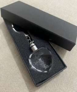 Llavero de cristal personalizado photo review